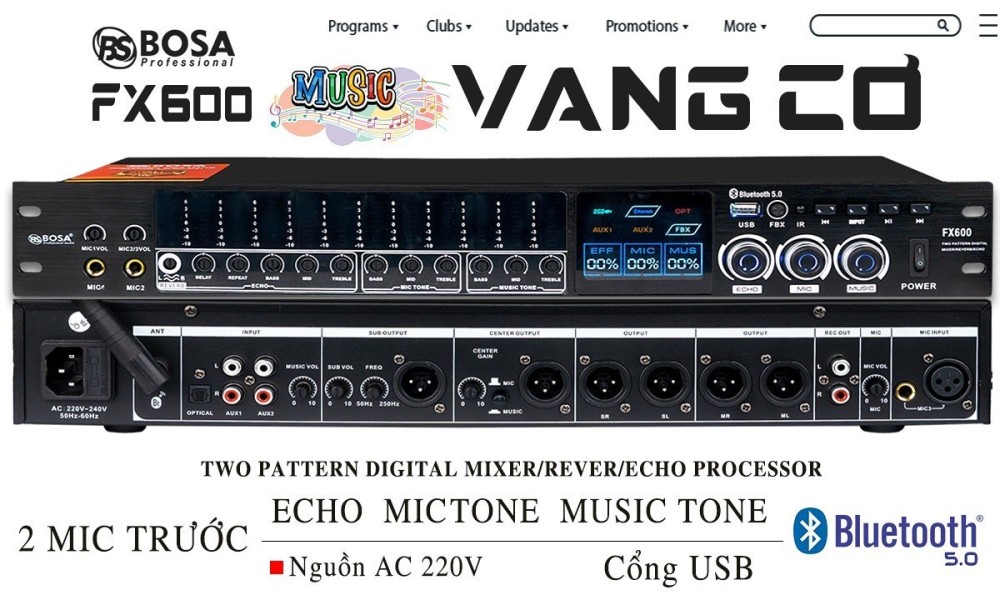 VANG CƠ BOSA FX600